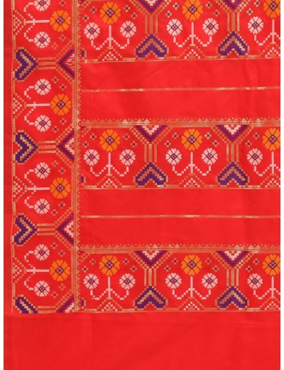 KAPAAHA Woven Dil Patola Saree (Purple)